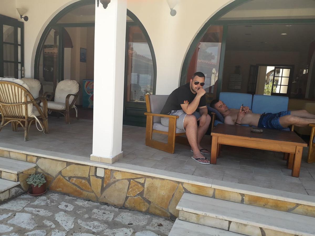 Akti Panela Beach Hotel Kávos Exteriör bild