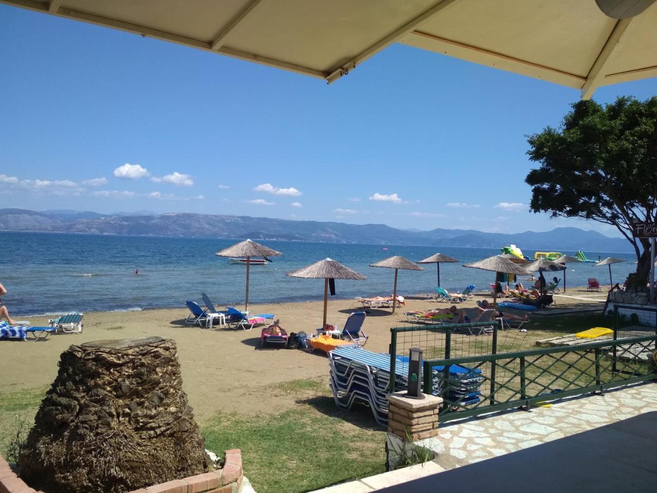 Akti Panela Beach Hotel Kávos Exteriör bild