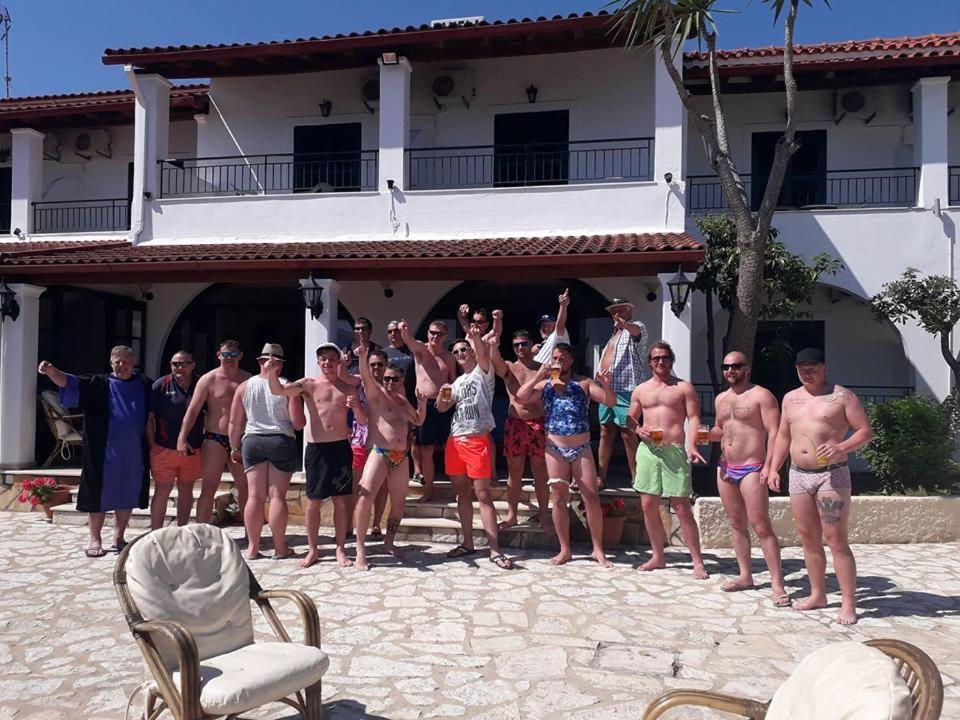 Akti Panela Beach Hotel Kávos Exteriör bild